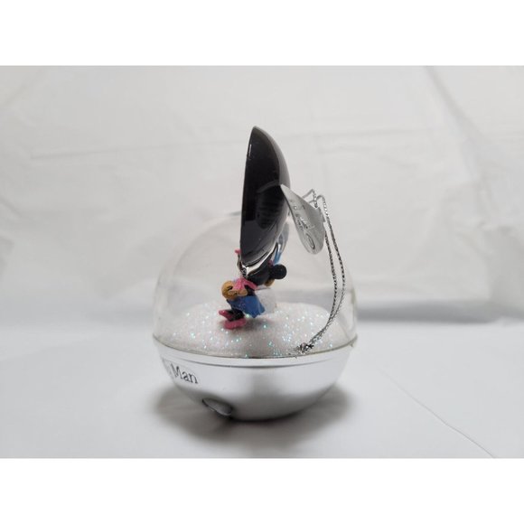 Mickey Mouse 2007 Snow Globe Ornament SNOW MAN LIKE MY MAN Bradford #A0910 COA - Picture 2 of 10